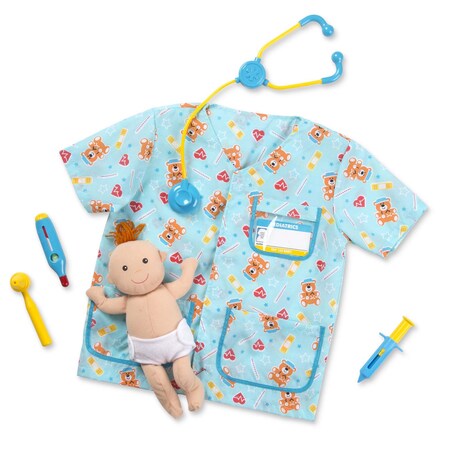 Melissa & Doug Pediatric Nurse Role Play Costume Set 8519